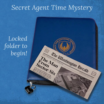 The Man from Sector Six - Secret Agent Escape-Room Board Game by The Mystery Agency
