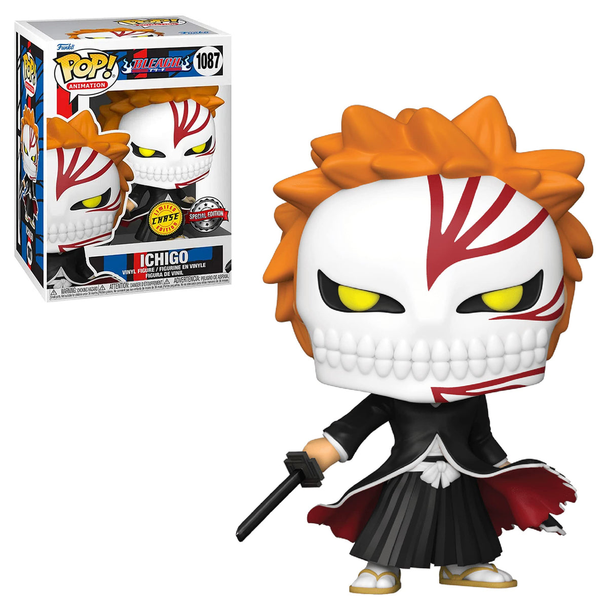 Funko Pop Chase Bleach Ichigo Vizard Hollowfication Figure AAA Anime Exclusive