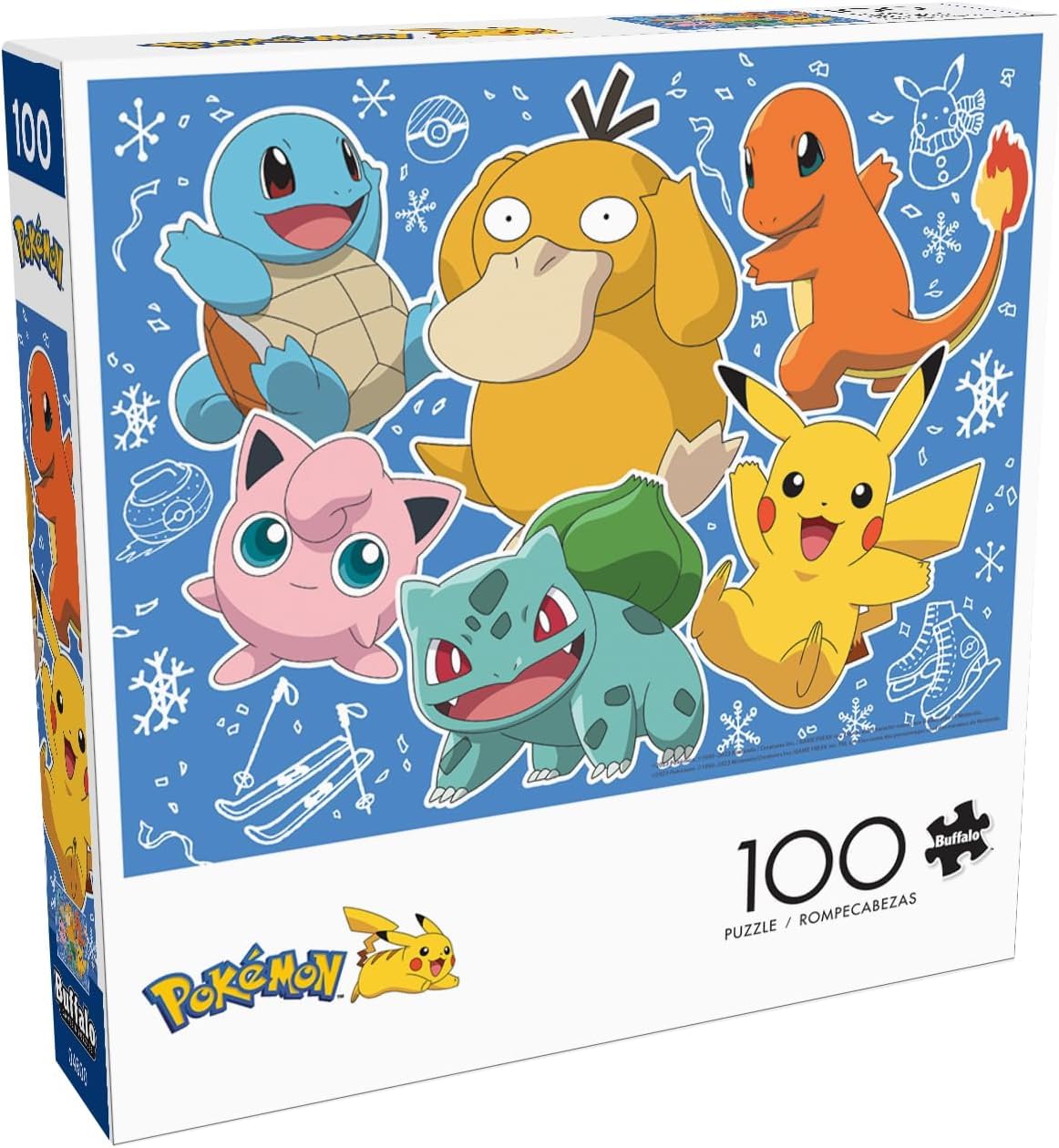 Buffalo Games - Pokémon Kanto Holiday - 100 Piece Puzzle for Kids Ages 6-8