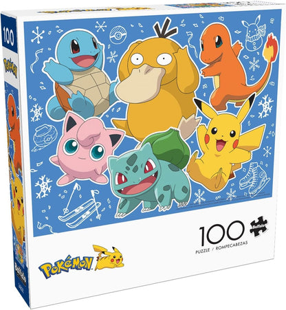 Buffalo Games - Pokémon Kanto Holiday - 100 Piece Puzzle for Kids Ages 6-8