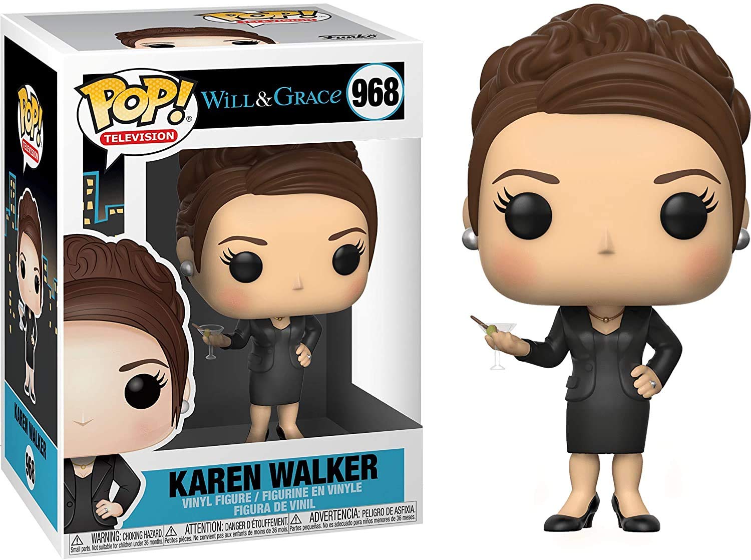 Funko Pop! TV: Will & Grace - Karen Walker, Multicolor