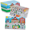 Community Helpers Giant Sticker Scene - 12 Pieces - Educational and Learning Activities for Kids