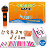 Music Party Game-New Music Version of Family Card Game, Ultimate Music Trivia Challenge for 2-10 Players,125 Lyric Cards, Microphone & Games Board