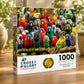 Cross & Glory | Jigsaw Puzzles for Adults | Kaleidoscope of Feathers