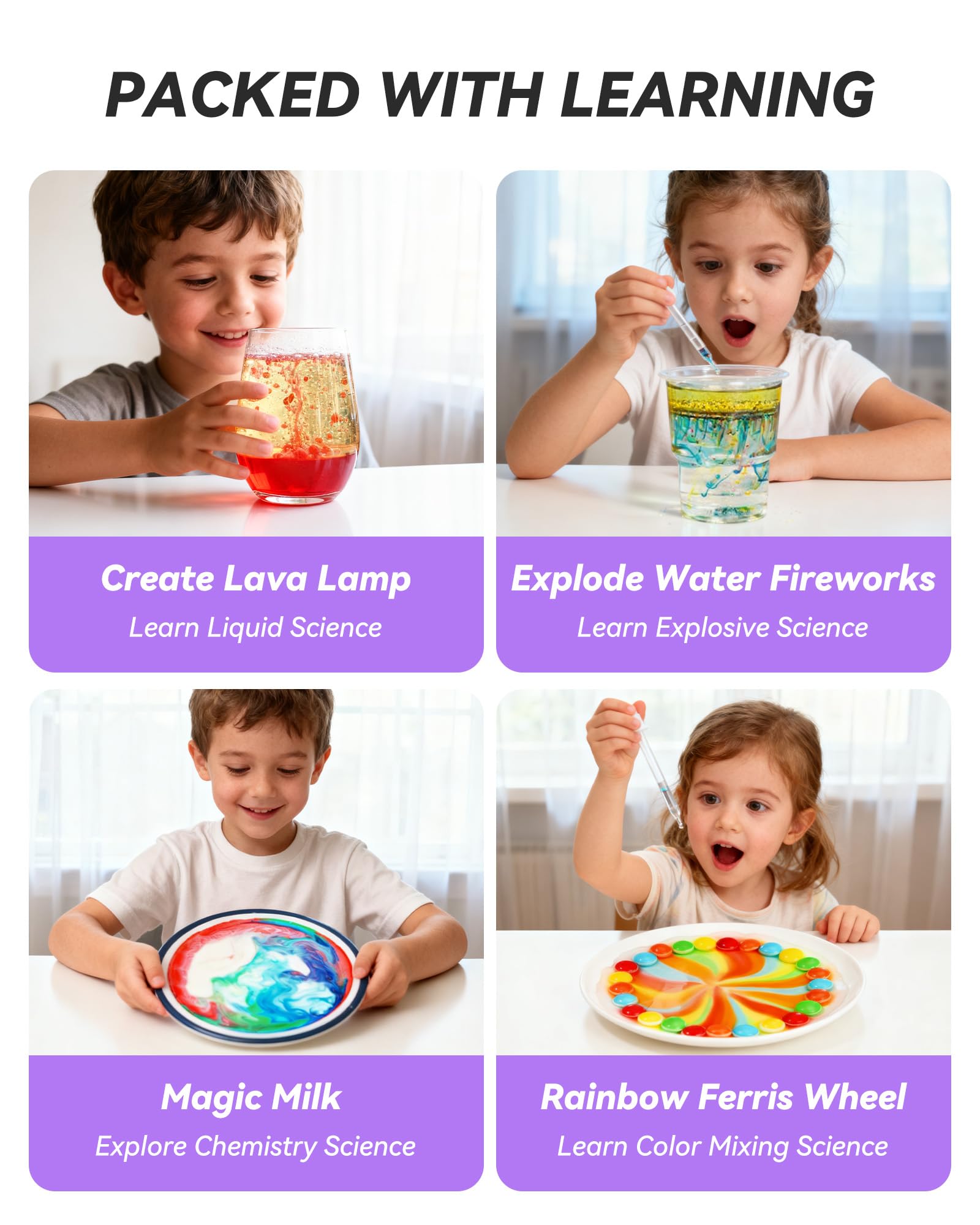 Melican 60+ Science Experiment Kit for Kids Ages 8+, STEM Educational Science Gifts for Kids, First Science Kit for Boys Girl Birthday
