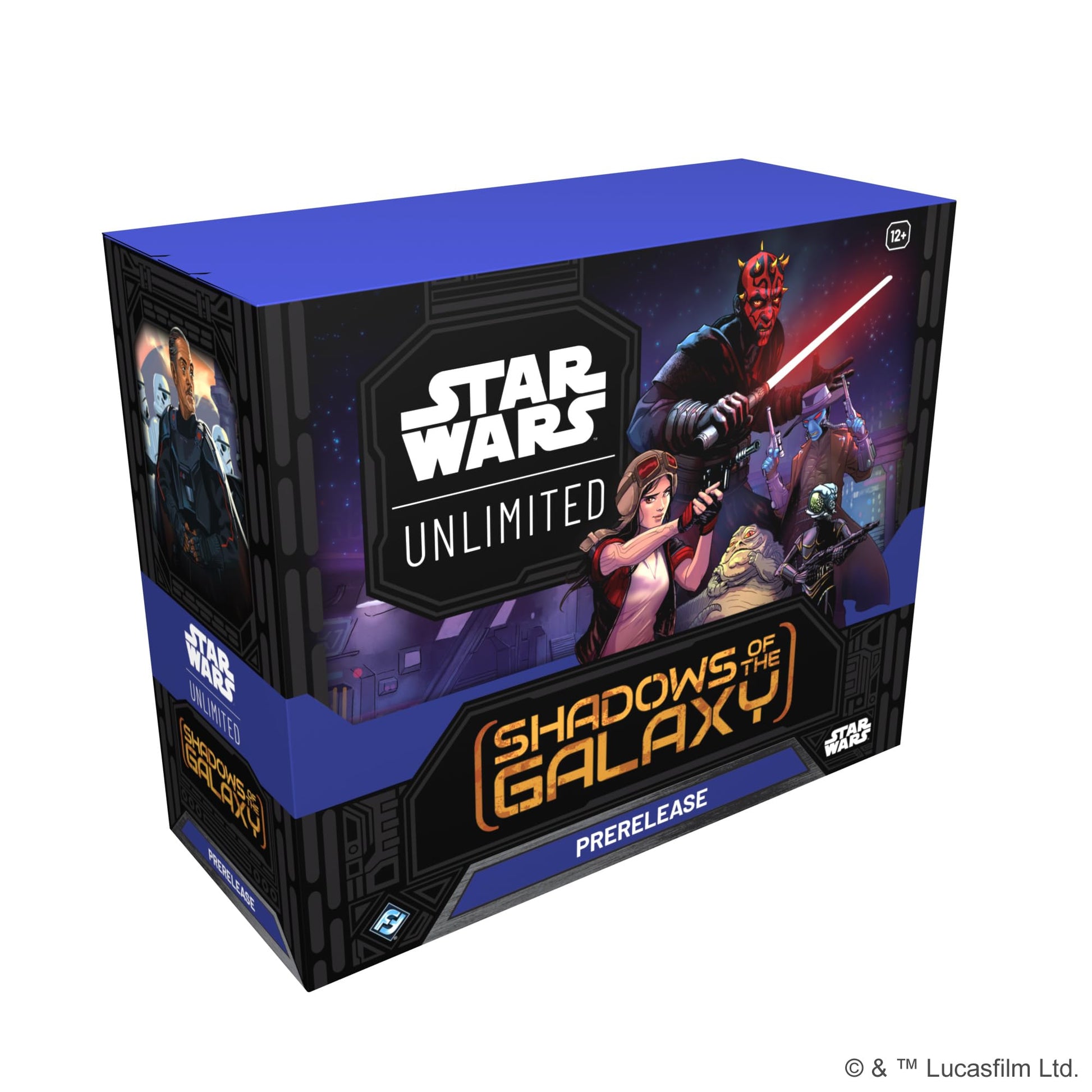 Star Wars: Unlimited TCG Shadows of The Galaxy PRERELEASE Box - Launch Your Galactic Journey! Includes 6 Booster Packs, Ages 12+, 2+ Players, 20