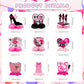 Pink Girls Centerpieces for Table Popular Girl Party Table Decorations Burn Book Pink Girls Birthday Decorations