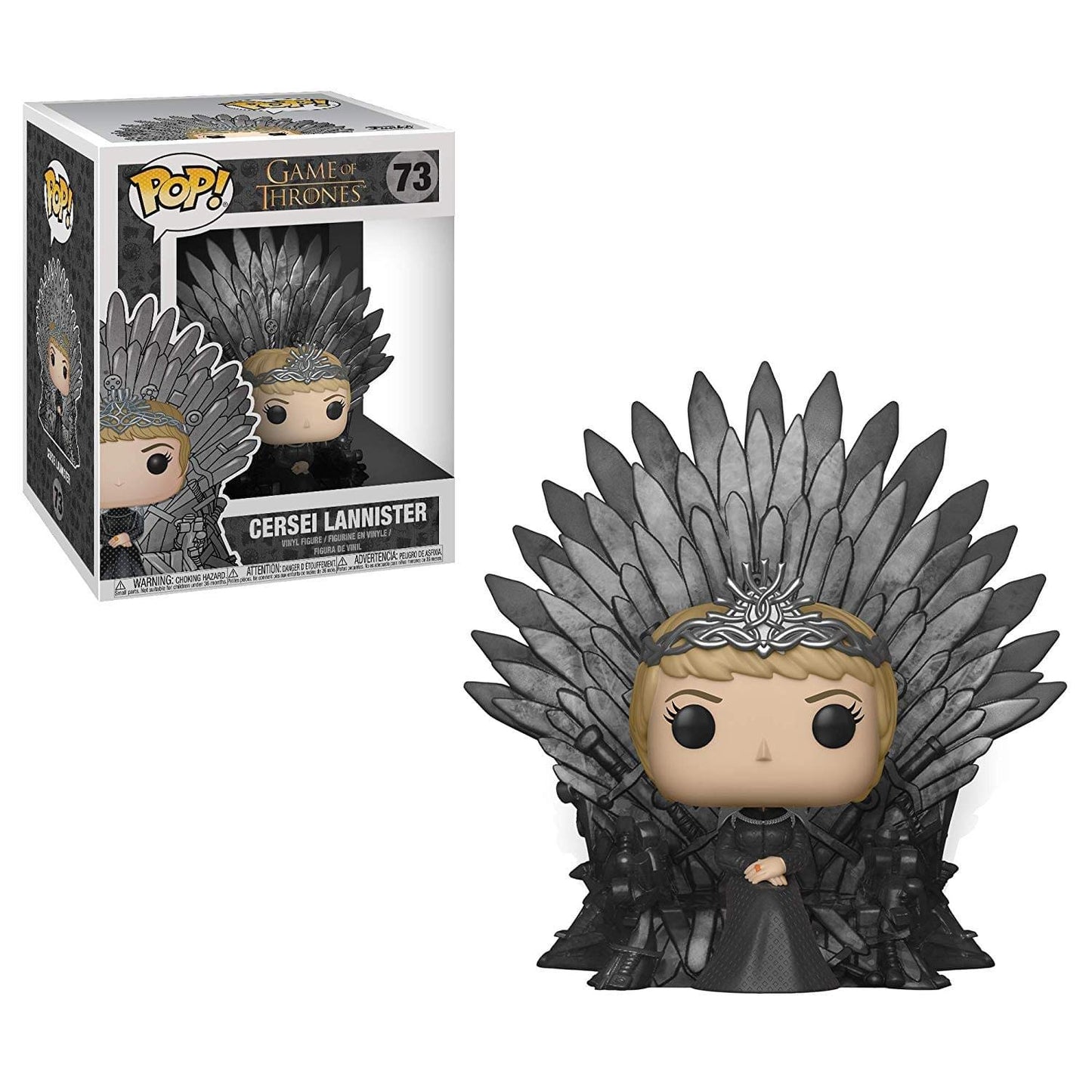 Funko POP! Deluxe: Game 0: Cersei Lannister Sitting on Iron Throne Collectible Figure - Game of Thrones - Collectible Vinyl Figure - Gift Idea -