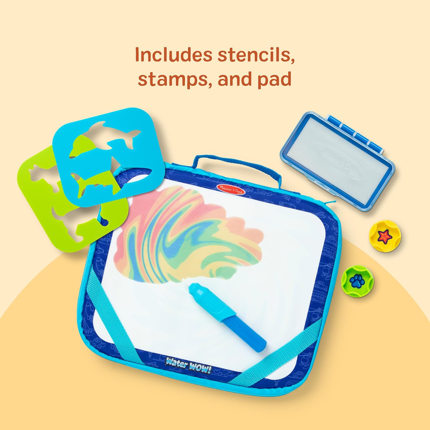 Melissa & Doug Water Wow! Take-Along Color-Reveal Drawing Set