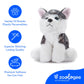 The Petting Zoo Husky Dog Stuffed Animal Plushie, Gifts for Kids, Siberian Husky Dog Plush Toy 9 inches