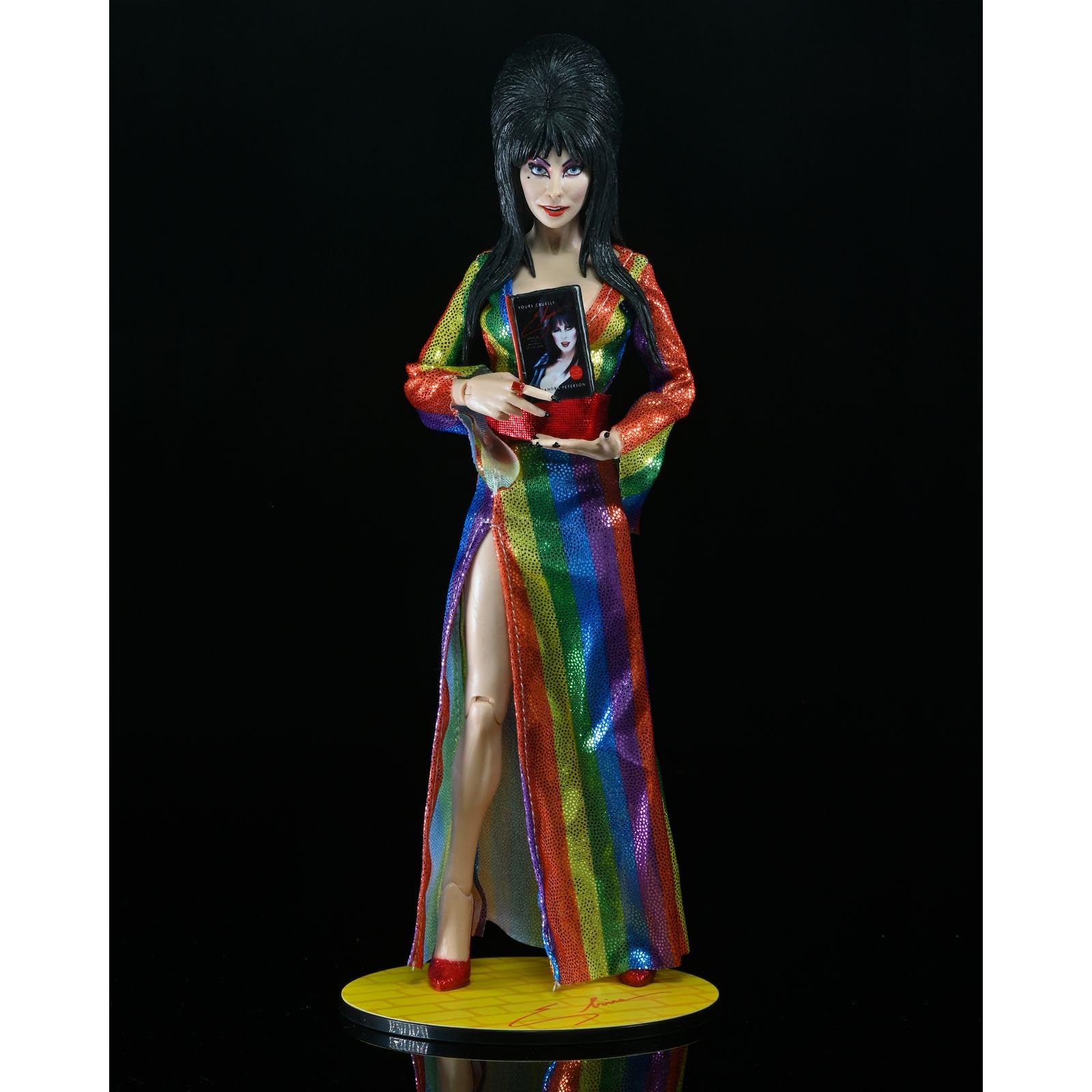 NECA Elvira - 8" Clothed Figure - Somewhere Over the Rainbow Elvira (Pride)