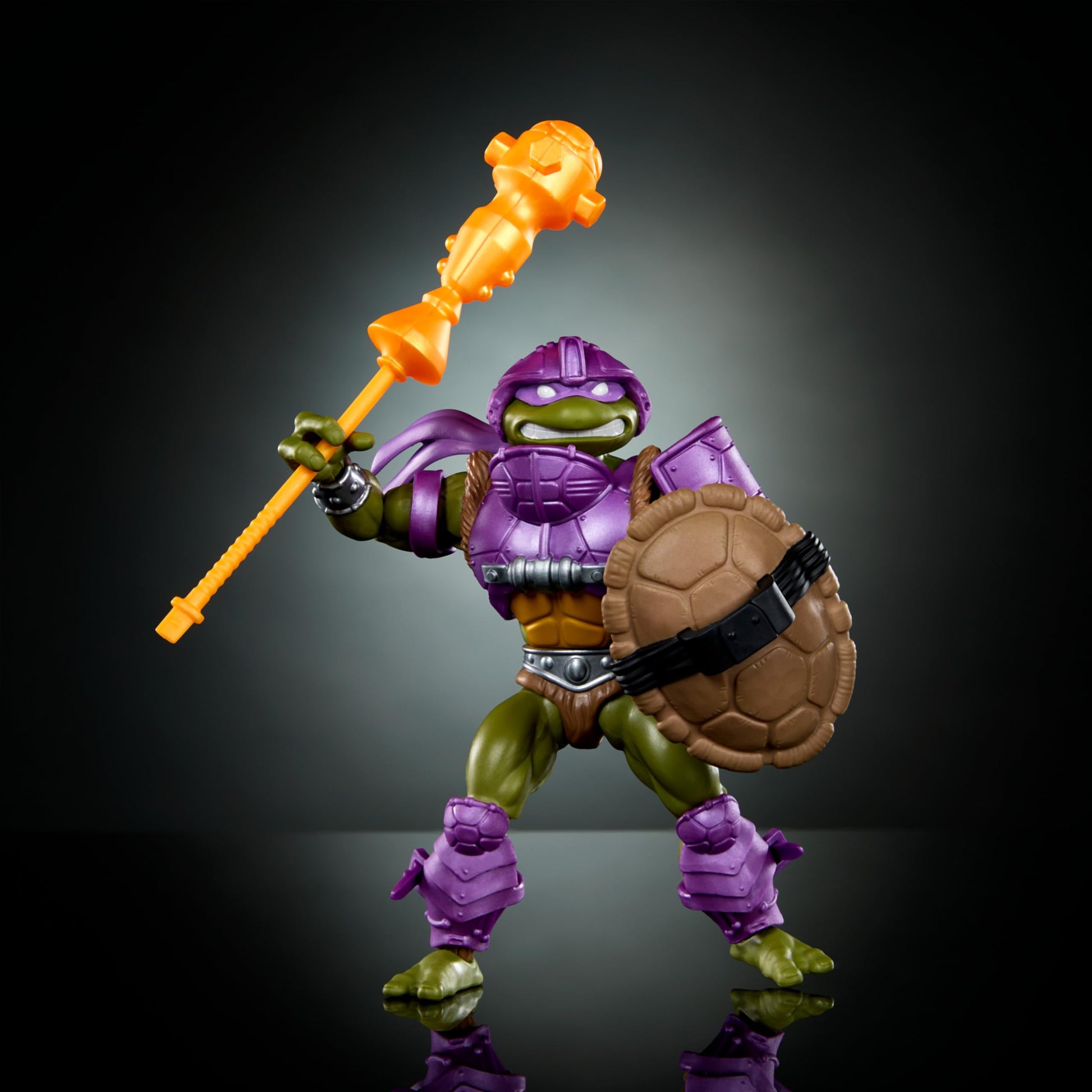 Mattel Masters of the Universe Origins Turtles of Grayskull Action Figure & Accessories, Donatello Collectible Toy with 16 Joints, TMNT & MOTU