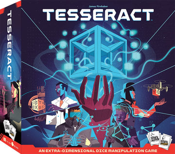 TESSERACT by Smirk & Dagger: 1-4 Player Cooperative Strategy Board Game, 64 Dice, Rotating Turntable, Dice Manipulation, Unique Player Powers, A Great