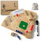 Baseball Board Game, Oak Made Leisure Game for Sport Battle Table Game for Family Party Holiday Coffee Travel Time Gameboard