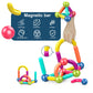 Ferthor Fun Magnetic Balls and Rods Set Building Blocks Magnets for Kids,Learning & Education Toys,Magnetic Sticks Blocks,Montessori Toys