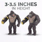 JAYKENIXO 6 Pack Monster Action Figures Set - 5 Inch Dragon Toys with Movable Joints, Detailed Creature Figures for Kids Playset, Party Favors & Gifts