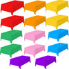 CUUSNNY 14 Packs Disposable Rectangle Plastic Tablecloths, 54x108 Inch