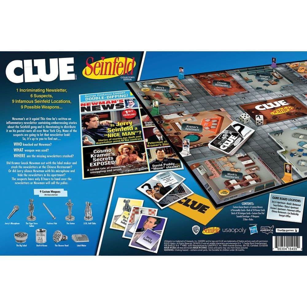 USAOPOLY CLUE: Seinfeld
