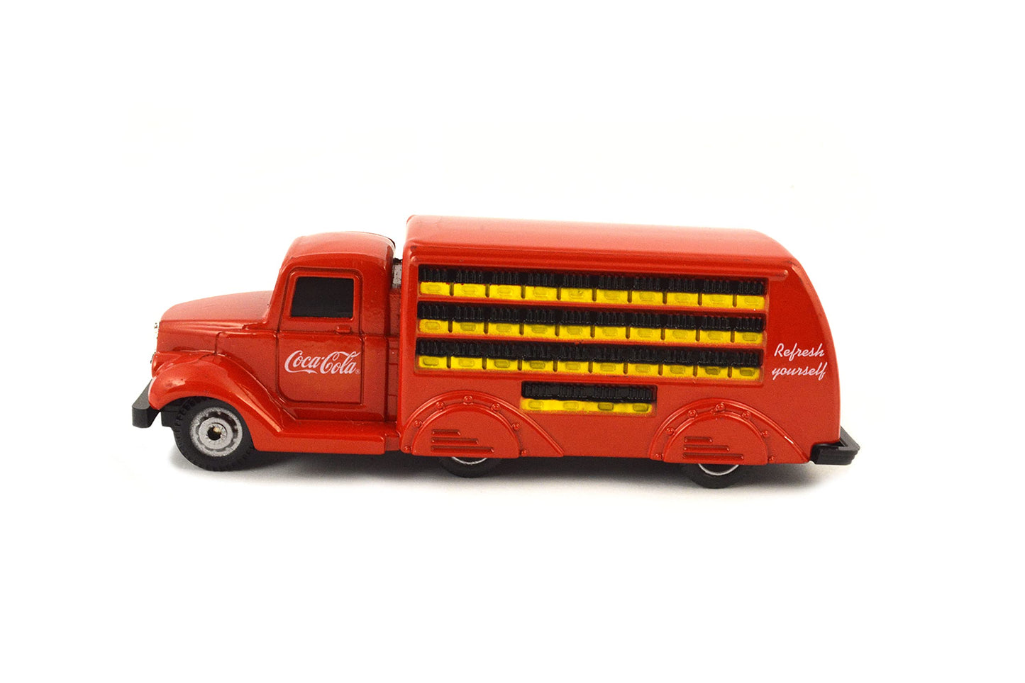 Motor city classics Coca-Cola Diecast Collectible | 1937 Bottle Truck | 1:87 Diecast Scale Model 424132 | Officially Licensed Coca-Cola