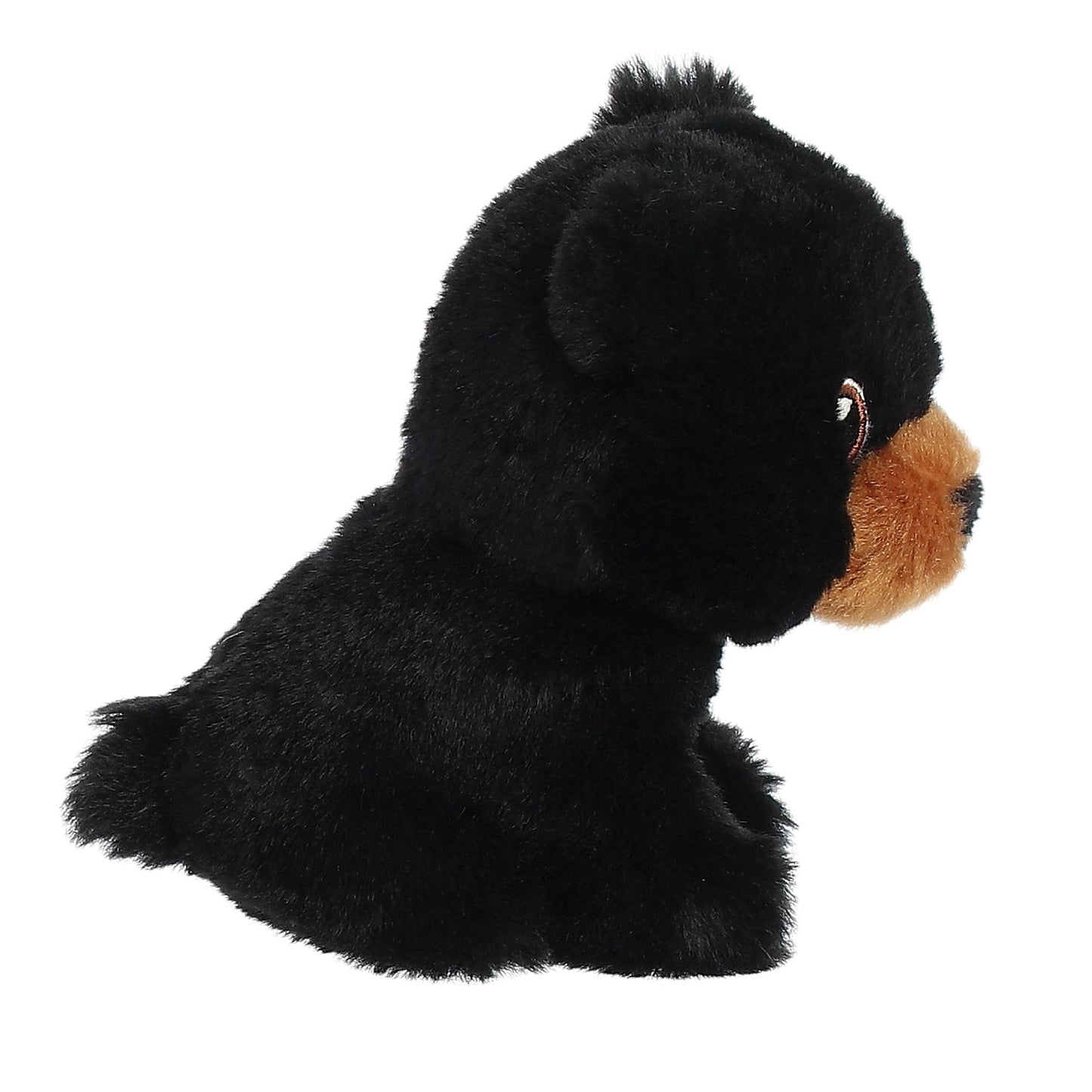 Aurora® Responsibly Made Eco Nation™ Mini Black Bear Stuffed Animal - Ideal for Playtime Adventures - Perfect for Birthdays or Just Because - Black 4
