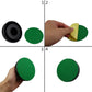 Kasteco 6 Pack Self Adhesive Air Hockey Mallet Felt Pads, Green, 94mm
