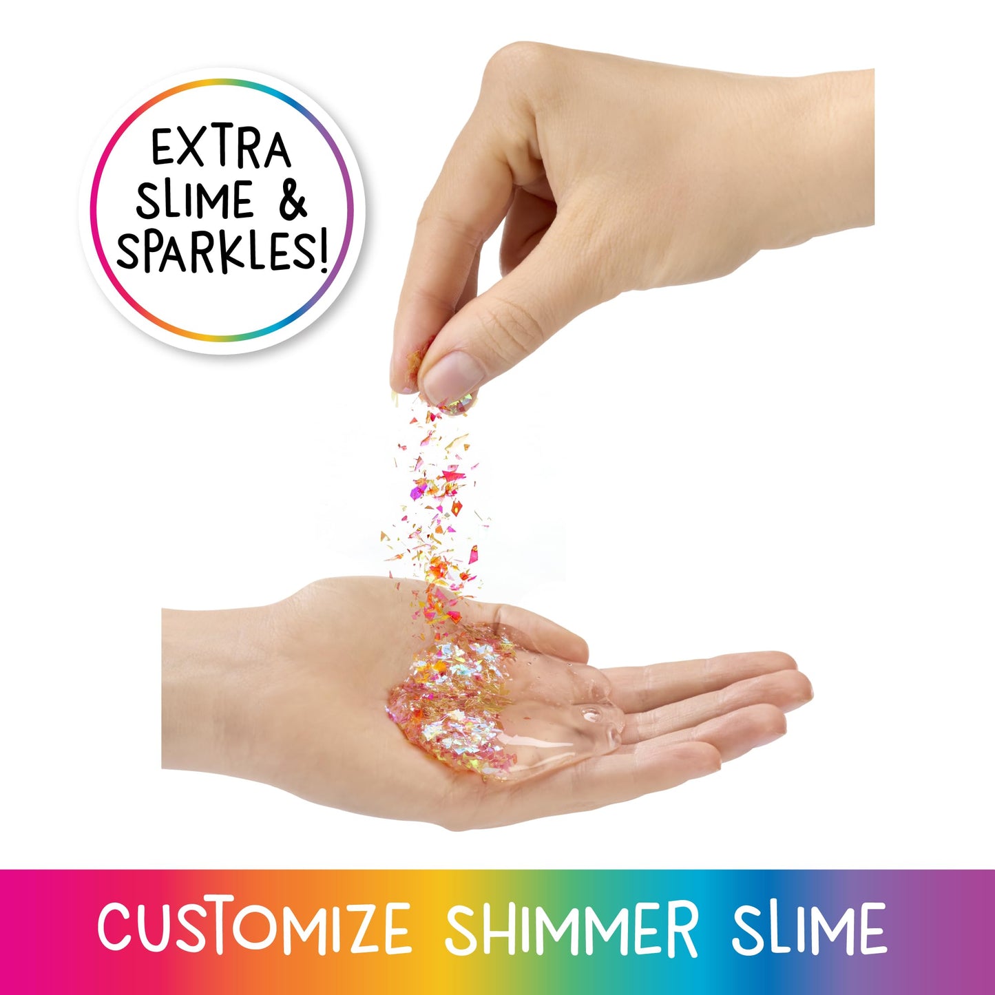 Rainbow High Rainbow Shimmers with Slime - Violet, Purple 11” Fashion Doll, Create a Rainbow Doll, Slime Kit, Pet Squirrel, Kids Gift 4+
