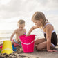 Holady Large Sand Beach Buckets Pail,Sand Bucket Water Bucket for Beach Fun Great Summer Party Accessory(4 Pack)