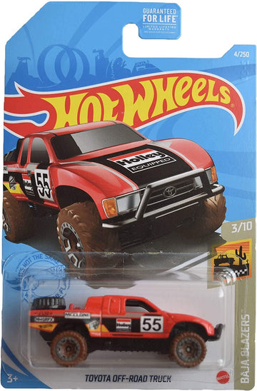 Hot Wheels Toyota Off Road Truck, [red] 4/250 Baja Blazers 3/10
