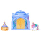 Unicorn Academy - Stable Play Set 90 cm Including Fountain with Light and Sound Effects, Approx. 12 cm Unicorn and 24 Accessories, Original Playset