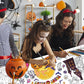 Quimoy Giant Halloween Coloring Poster - 72x30 Inches, Kids Crafts & Party Tablecloth/Banner