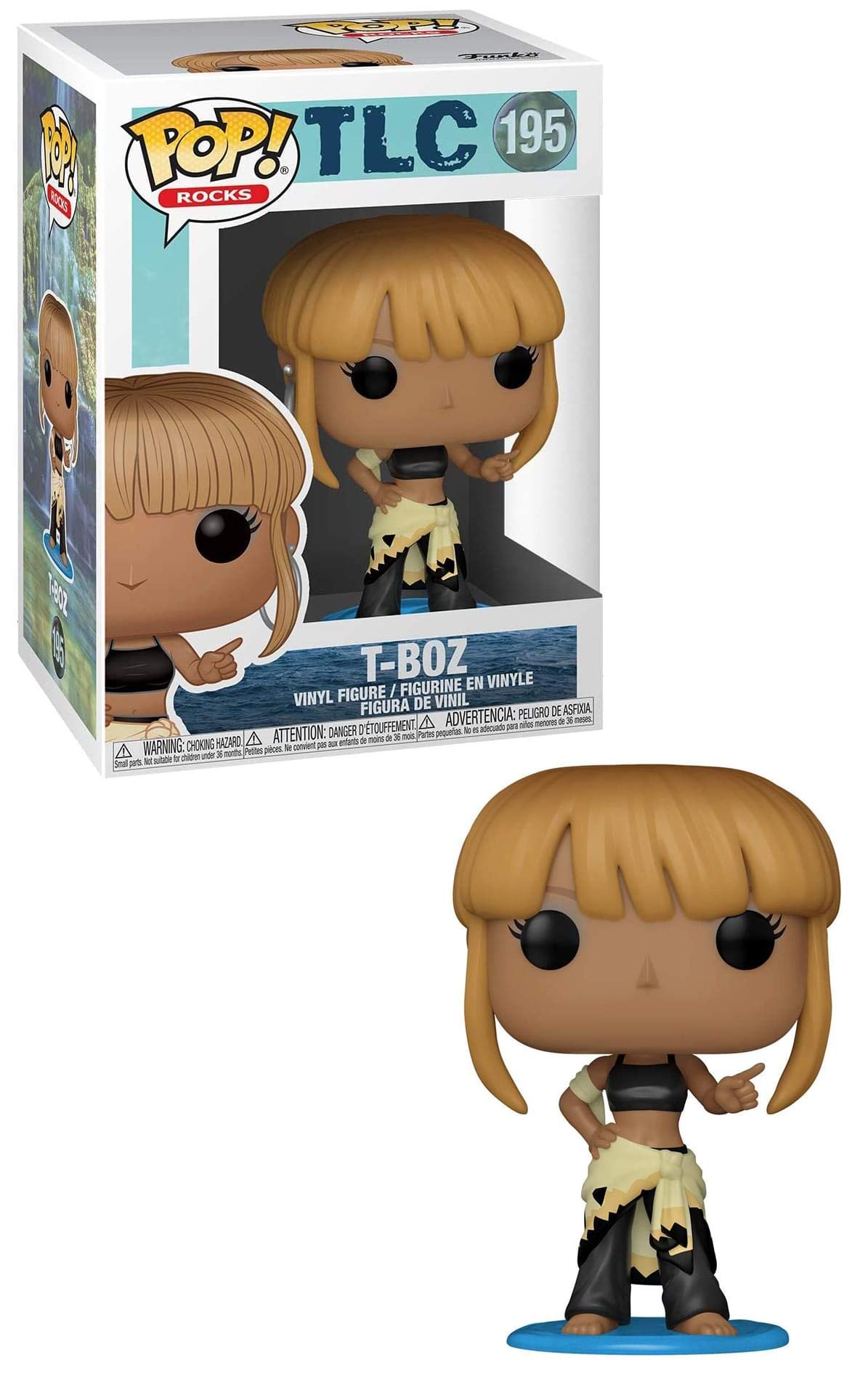Funko Pop! Rocks: TLC - T-Boz (Styles May Vary), Multicolor