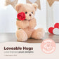 Bearington Remington The Teddy Bear, 9.5 Inch Valentine's Day Stuffed Animal, Ideal for Valentine's Gift for Kids & Girlfriends - Teddy Bear Stuffed