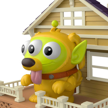 Toy Story 4 Pixar Alien Remix Carl Fredricksen & Dug 2 Figures & House, Disney Plus Pixar Toy Story & Dug Days Mashup Movie Character, Authentic