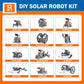 12-in-1 Solar Robot Kit for Kids Age 8-12, STEM Educational Solar Power Robotic Toys Gifts for Kids, DIY Science Building Experiments Kit Christmas