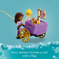 LEGO Disney Wish: Asha in The City of Rosas 43223 Building Toy Set, A Buildable Model from The Disney Movie to Inspire Adventures and Creative Play,