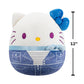 Squishmallows Original Sanrio 12-Inch Denim Hello Kitty Plush