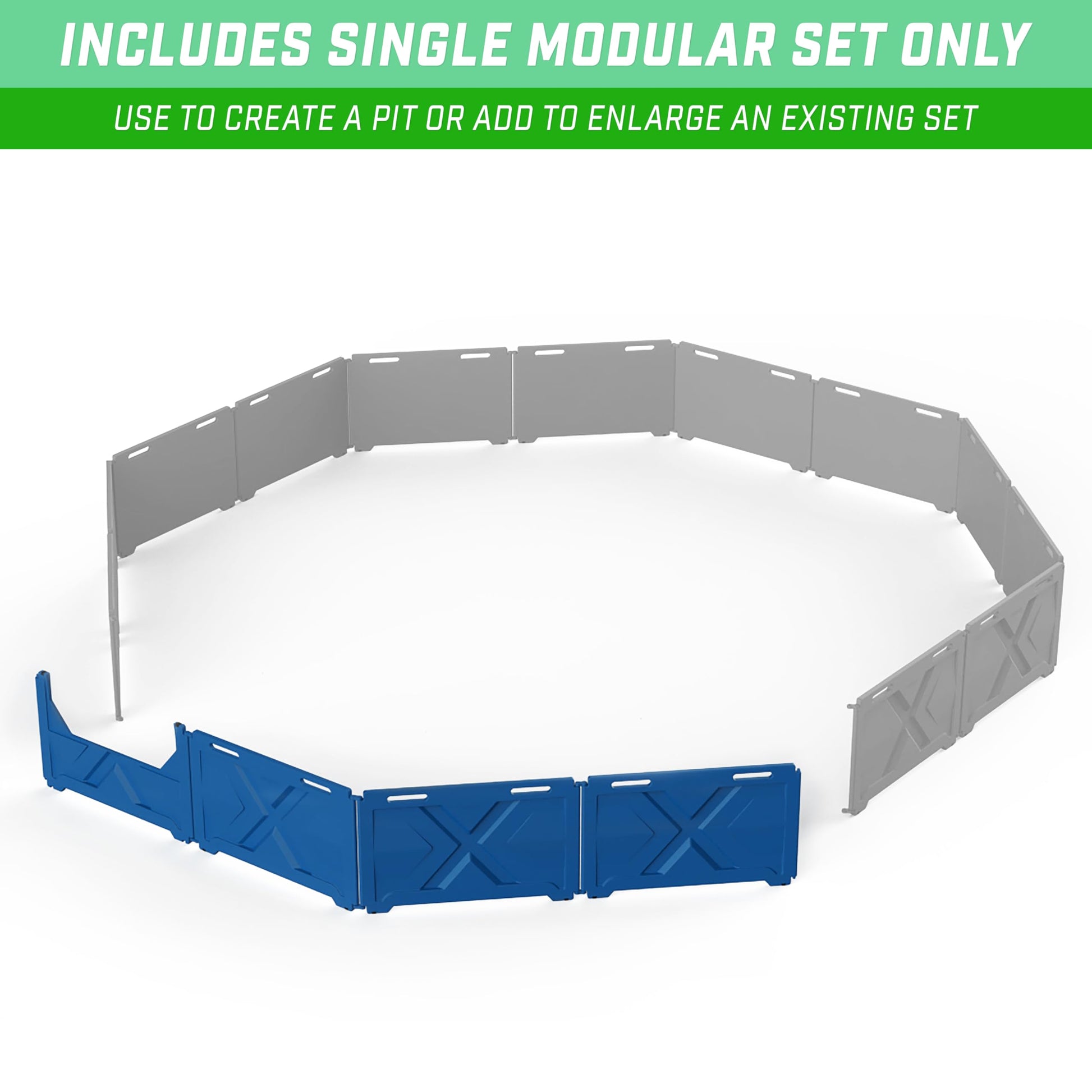 GoSports Gagagon Modular Gate Kit - Commercial Grade Gaga Ball Pit Panels to Build Various Size Pits