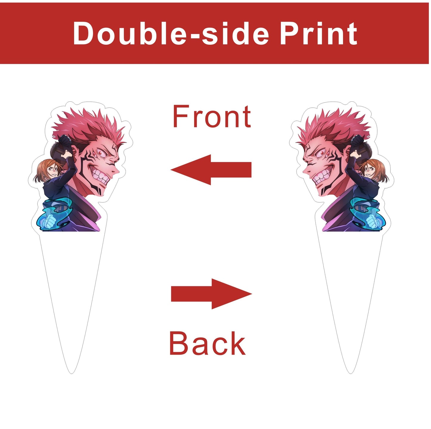 25Pcs Cartoon For Jujutsu Manga Kaisen Cupcake Toppers,Inspired Cupcake For Anime Picks School Wizard Theme Birthday Party Cake Decorations Supplies.