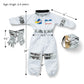 Melissa & Doug Astronaut Role Play Space Costume Set (5 pcs) - Jumpsuit, Helmet, Gloves, Name Tag