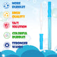 Inscraft 40 Pack 14’’ Big Bubble Wands, 8 Colors Bubbles Bulk for Summer Toy, Outdoor / Indoor Activity Use, Easter, Birthday, Graduation, Shower