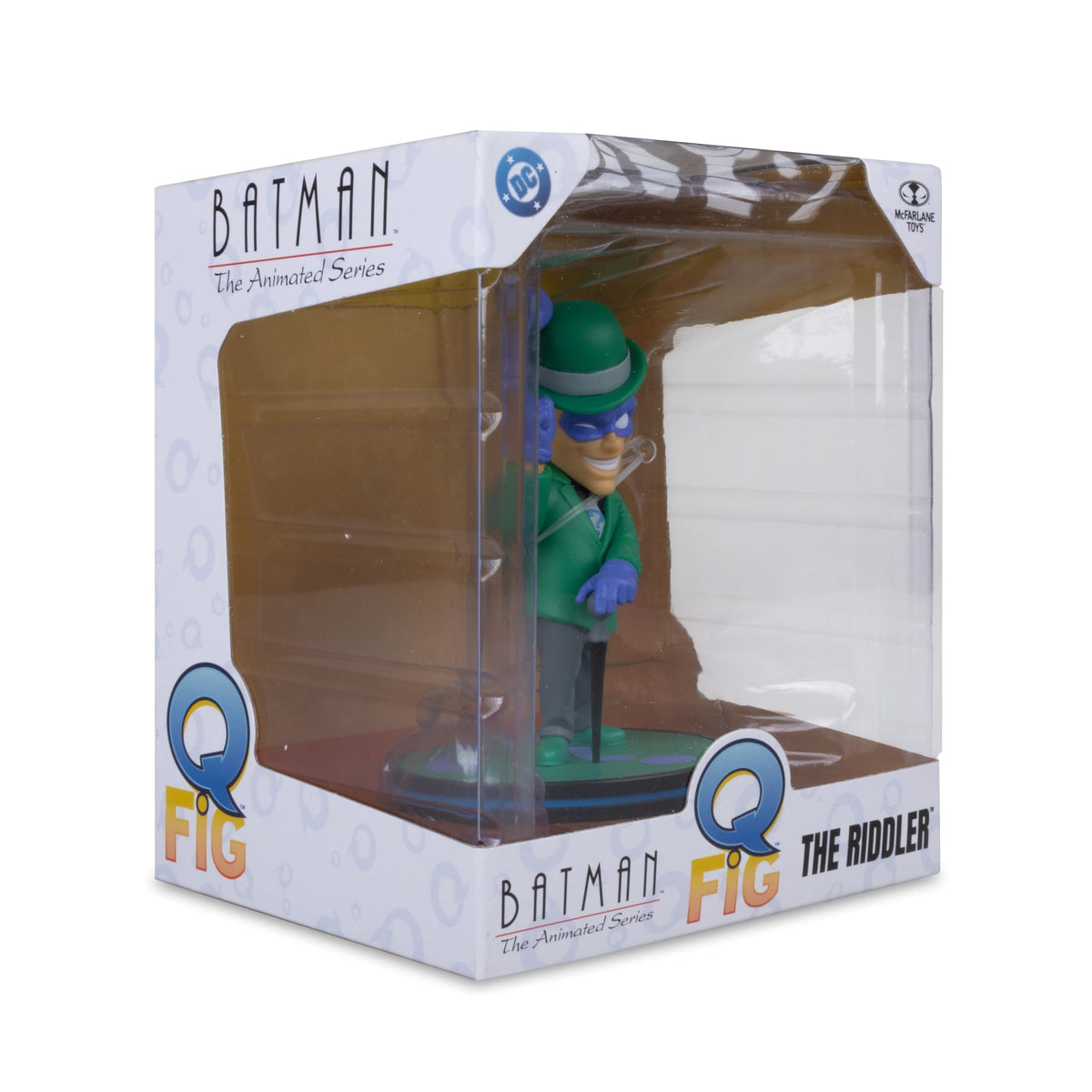 McFarlane Toys- QMx DC Riddler (Batman: The Animated Series) 5in Q-Fig Posed Figure