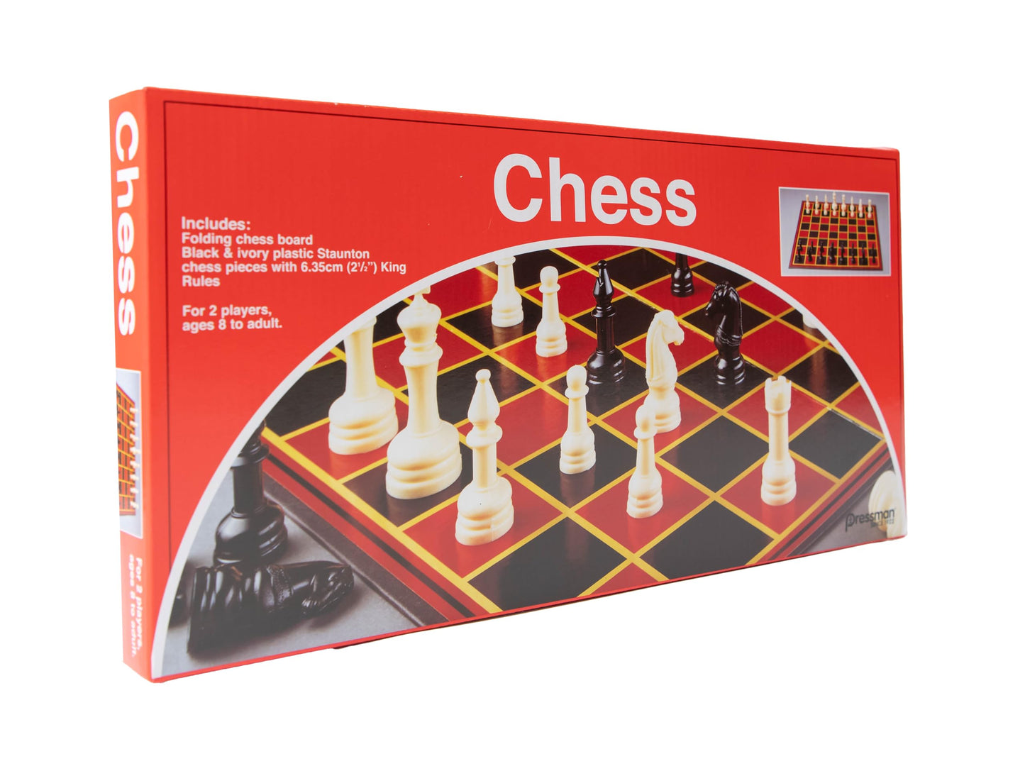 Chess - with Folding Board and Full Size Chess Pieces by Pressman