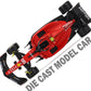 HTLNUZD 2023 1/43 SF23#55 Racing Model Car for F1 Scuderia Ferrari 1:43 SF23#55 Sainz Alloy Car Die Cast Car Model Adult Collection Gift