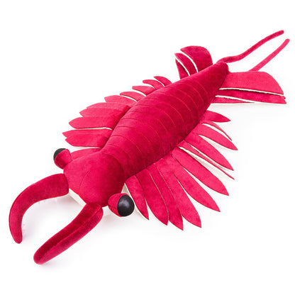 Frankiezhou Home Realistic Anomalocaris Plush Toy - Lifelike 21" Cambrian Ancient Organism Sea Creature Anomalocaris Shrimp Stuffed Animals, Creative