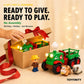 Self-Driving Farmer Tractor Truck Toy for Boys with Lights and Music, with Farmer Figure & Farm Animals (Moving Chimney and Shaking Animals)