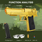 Toy Gun with Soft Bullets, Reloading Rebound Shell Ejecting Shooting Games Soft Foam Blaster, Education Model Toys, Birthday for Boy Age14+ Years Old