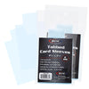 BCW Tabbed Card Sleeves (200 Pack) - Grading Sleeves for PSA, BGS, SGC, CSG, & HGA, Pull Tab for Standard Cards | Fits Toploaders & Semi Rigid Holders