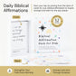 Kids Christian Affirmation Cards | 52 Biblical Affirmations with Bible Verse | Encouragement Christian Gift for Girls and Boys | Inspirational Prayer