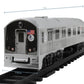 New York MTA New York City 3 Pc. Battery Operated Train Set with Track ,39" X 25",Silver