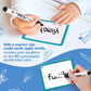 Torlam 520 Sight Words Flash Cards Kindergarten Homeschool Supplies with Card Folders & Rings - High Frequency Site Word for Pre-k Kindergarten 1st